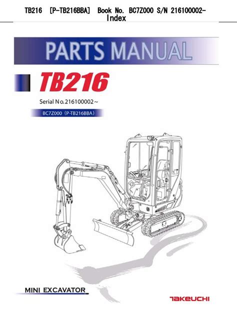 takeuchi tb216h mini excavator|takeuchi tb216 operators manual.